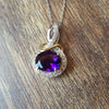 "Octavia" 14k Gold Arizona Amethyst Necklace