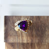 "Vivian" 14k Yellow Gold Arizona Amethyst Ring
