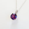 "Lilian" 14K White Gold AZ Amethyst