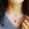 "Lilian" 14K White Gold AZ Amethyst
