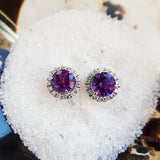 "Alexia" 14K White Gold AZ Amethyst