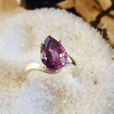 "Alina" Sterling Silver AZ Amethyst Ring