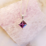 "Jarynn" Sterling Silver AZ Amethyst Necklace