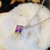 "Jarynn" Sterling Silver AZ Amethyst Necklace