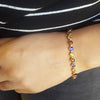 "Lina" 14K Explorer Tennis Bracelet