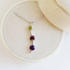 "Jaelyn" Sterling Silver Trio Arizona Gemstone Pendant