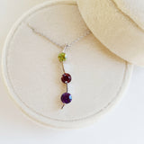 "Jaelyn" Sterling Silver Trio Arizona Gemstone Pendant