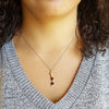 "Jaelyn" Sterling Silver Trio Arizona Gemstone Pendant