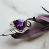 "Madeline" 14k White Gold Arizona Amethyst Ring