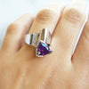 "Chloe" Sterling Silver Arizona Four Peaks Amethyst™ Ring
