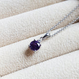 "Alyssa" Sterling Silver Arizona Amethyst Pendant
