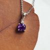"Alyssa" Sterling Silver Arizona Amethyst Pendant