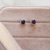 "Brielle" 14K White Gold AZ Amethyst Earrings