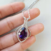 Sami Original Lotus Blossom Amethyst Pendant