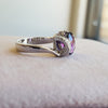 "Stella" 14k white gold Arizona Amethyst Ring
