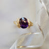 "Stella" 14k yellow gold Arizona Amethyst Ring