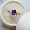 "Stella" 14k yellow gold Arizona Amethyst Ring