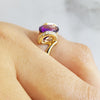 "Stella" 14k yellow gold Arizona Amethyst Ring