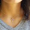 "Mary" Sterling Silver Amethyst Cross