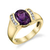 "Hannah" 14K Yellow Gold Arizona Amethyst Ring