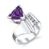 "Chloe" Sterling Silver Arizona Four Peaks Amethyst™ Ring