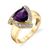 "Vivian" 14k Yellow Gold Arizona Amethyst Ring